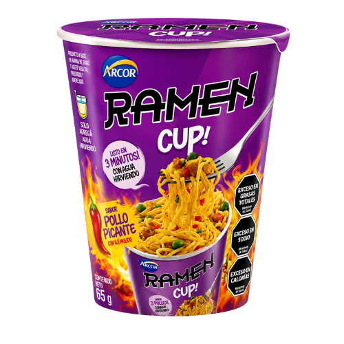 RAMEN CUP POLLO PICANTE 65g