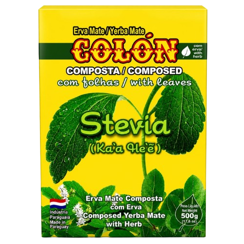 YERBA MATE COLON STEVIA 500 g.